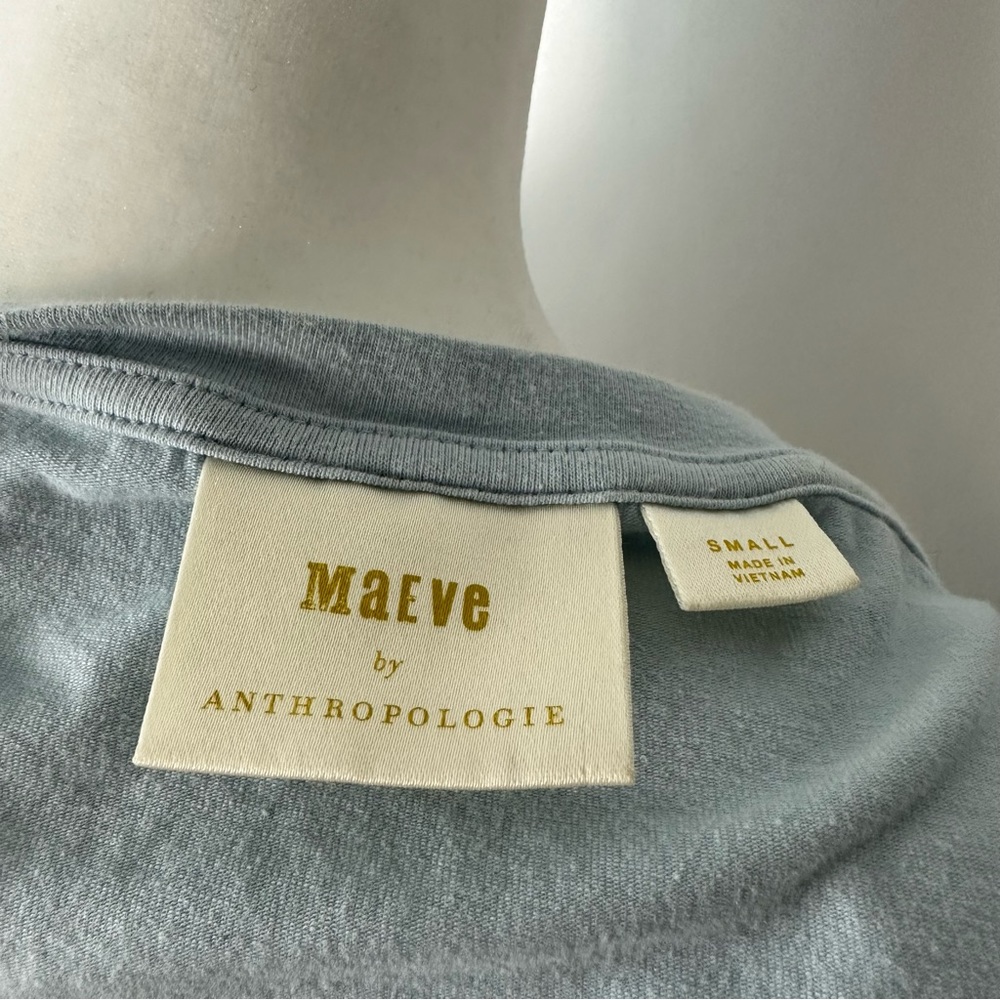 Anthropologie Maeve Tie Back Shirt - Picture 4 of 4